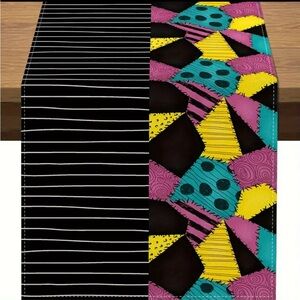 The Nightmare Before Christmas - Table Runner 13x72 Inches Long Jack And Sally